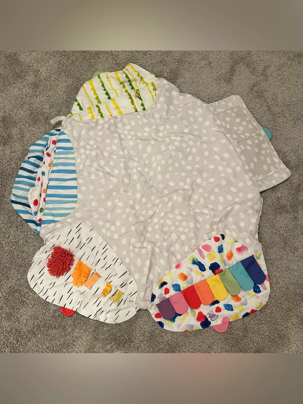 LOVEVERY Baby Kids Multi-Color Sensory Play Mat Only No Accessories
